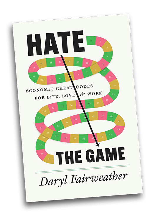 Hate The Game book promotional image with qr code